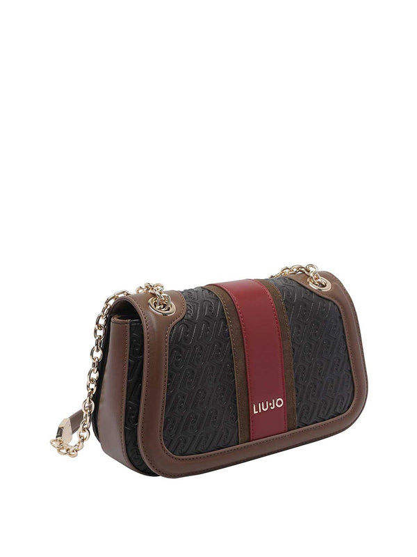 LIUJO ACCESSORI1 Borsa A Tracolla Media Liu Jo - Marrone Scuro