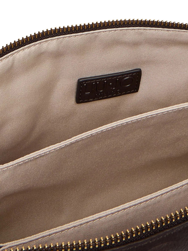 LIUJO ACCESSORI1 Borsa A Tracolla Logo Piccola Liu Jo - Marrone Scuro