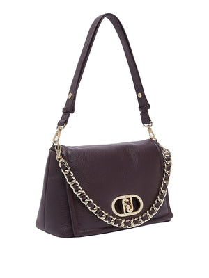 LIUJO ACCESSORI1 Borsa A Tracolla Liu Jo Lapuffy Melanzana