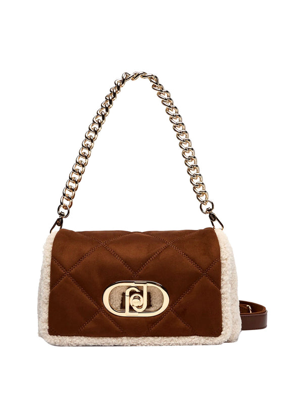 LIUJO ACCESSORI1 Borsa LaPuffy In Teddy Liu Jo - Crema