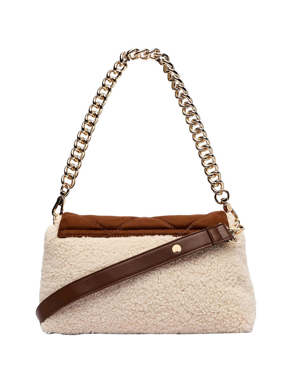 LIUJO ACCESSORI1 Borsa LaPuffy In Teddy Liu Jo - Crema