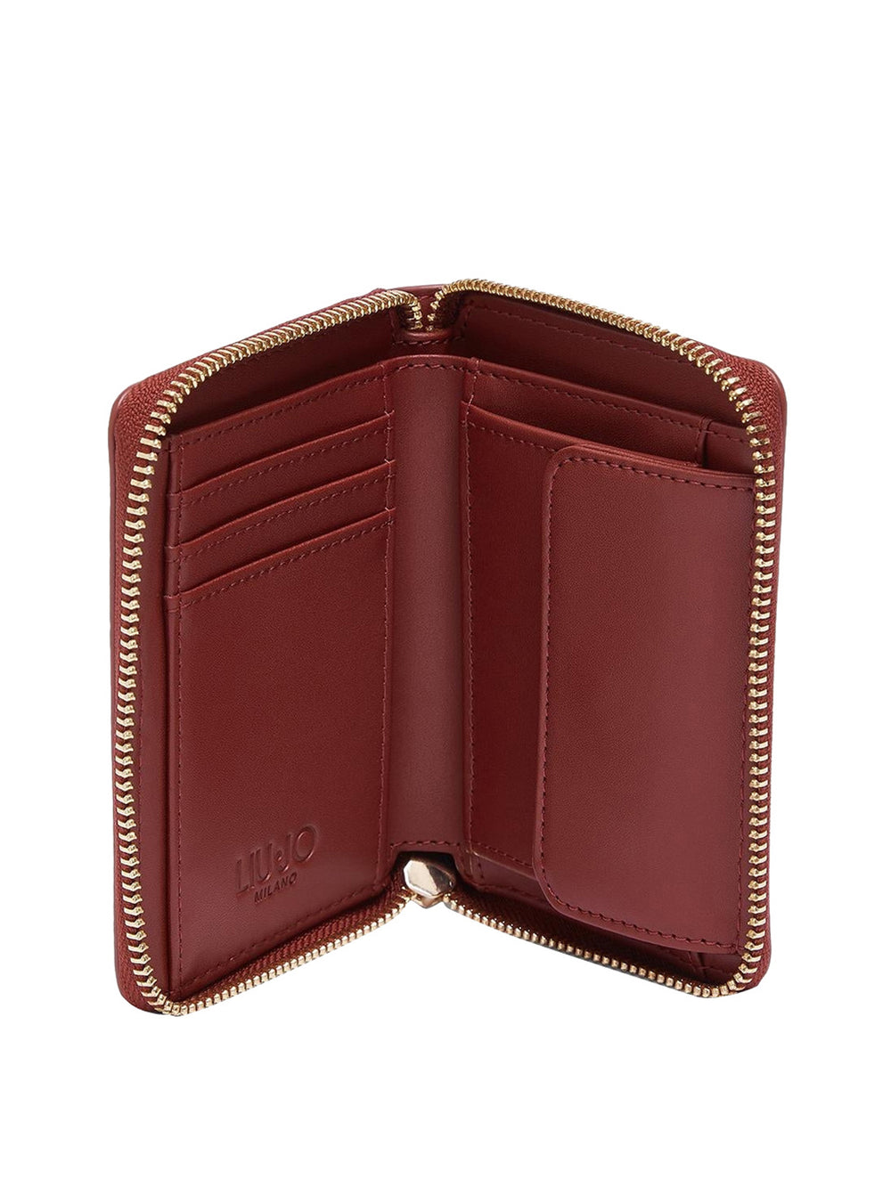 LIUJO ACCESSORI1 Portafoglio Liu Jo Logo Frontale Rosso