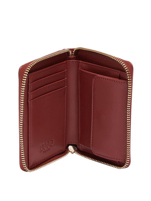 LIUJO ACCESSORI1 Portafoglio Liu Jo Logo Frontale Rosso