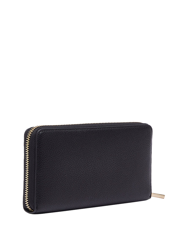 LIUJO ACCESSORI1 Portafoglio Liu Jo Logo Frontale Nero