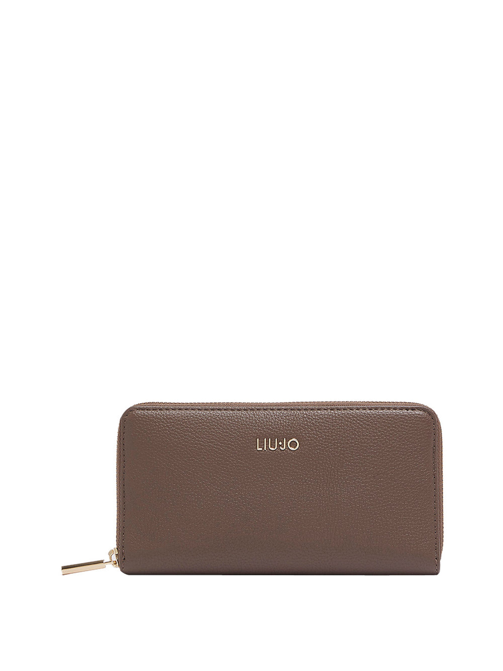 LIUJO ACCESSORI1 Portafoglio Liu Jo Logo Frontale Dark Mocha