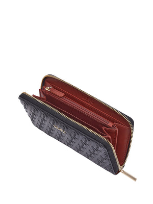 LIUJO ACCESSORI1 Portafoglio Grande Monogram Debossed Liu Jo - Nero