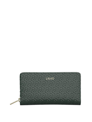 LIUJO ACCESSORI1 Portafoglio Grande Monogram Debossed Liu Jo - Foresta