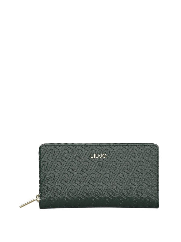 LIUJO ACCESSORI1 Portafoglio Grande Monogram Debossed Liu Jo - Foresta