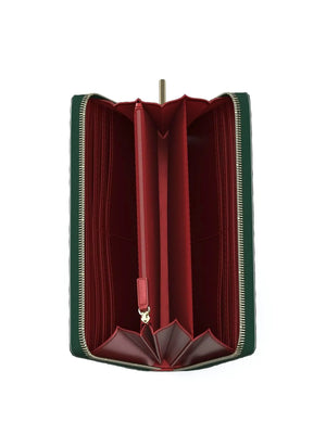 LIUJO ACCESSORI1 Portafoglio Grande Monogram Debossed Liu Jo - Foresta