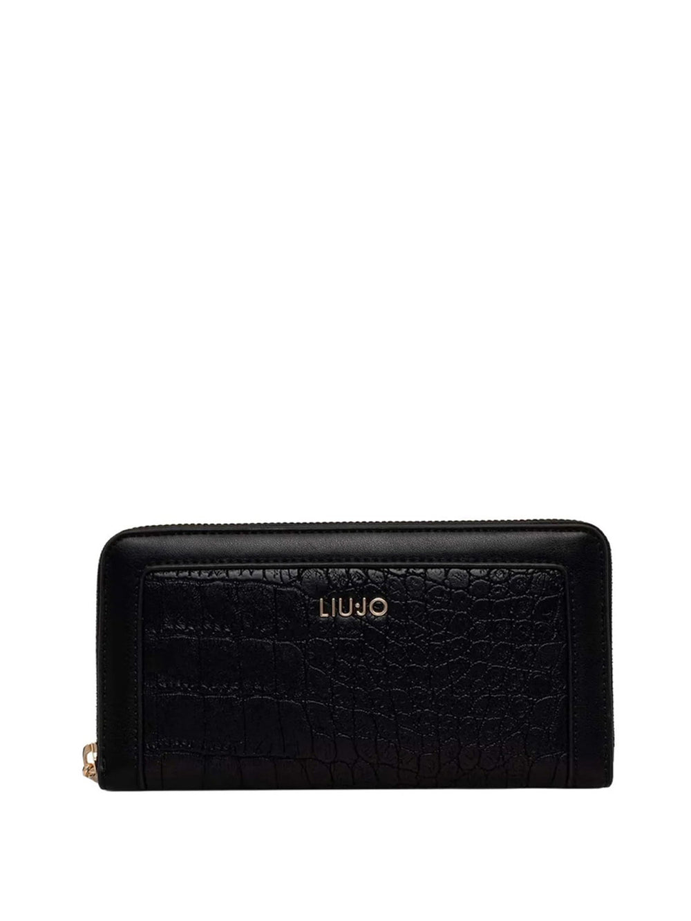 LIUJO ACCESSORI1 Portafoglio Grande Effetto Cocco Liu Jo - Nero