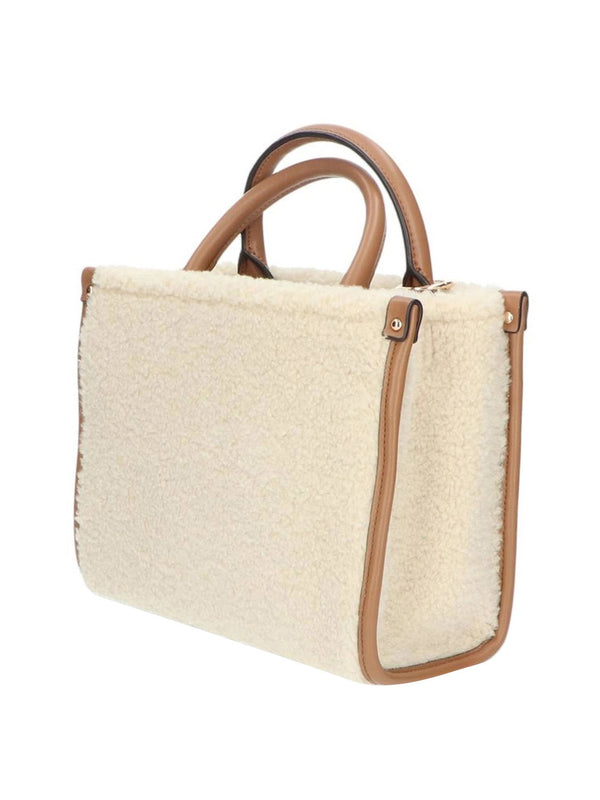 LIUJO ACCESSORI1 Borsa A Mano Liu Jo Teddy Cream