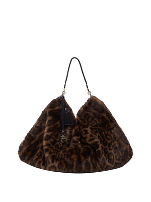 LIUJO ACCESSORI1 Borsa Grande In Pelliccia Sintetica Liu Jo - Maculato