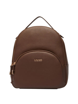 LIUJO ACCESSORI1 Zaino Liu Jo Logo Frontale Dark Mocha