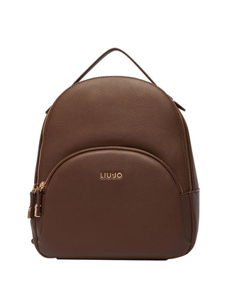 LIUJO ACCESSORI1 Zaino Liu Jo Logo Frontale Dark Mocha