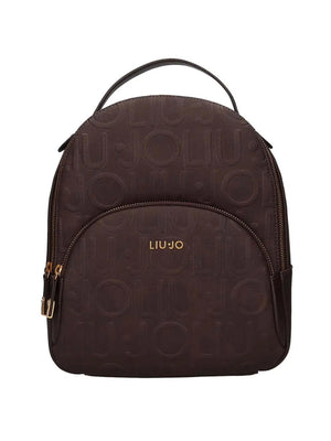LIUJO ACCESSORI1 Zaino Liu Jo Logo Frontale Brown