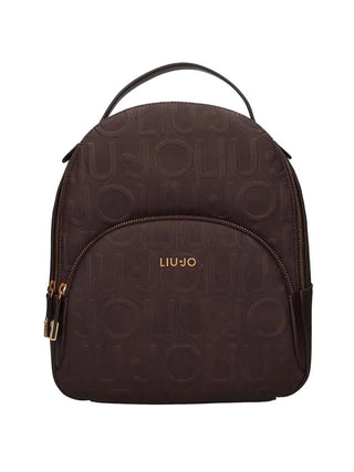 LIUJO ACCESSORI1 Zaino Liu Jo Logo Frontale Brown