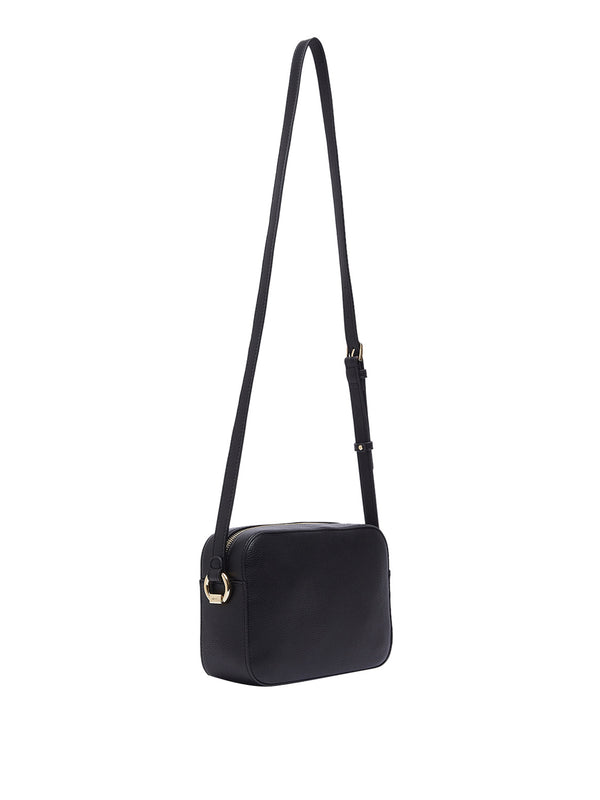 LIUJO ACCESSORI1 Borsa A Tracolla Media Liu Jo Logo Frontale Nero