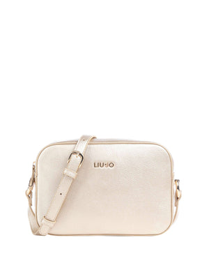 LIUJO ACCESSORI1 Borsa A Tracolla Liu Jo Logo Frontale Gold