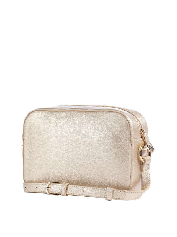 LIUJO ACCESSORI1 Borsa A Tracolla Liu Jo Logo Frontale Gold