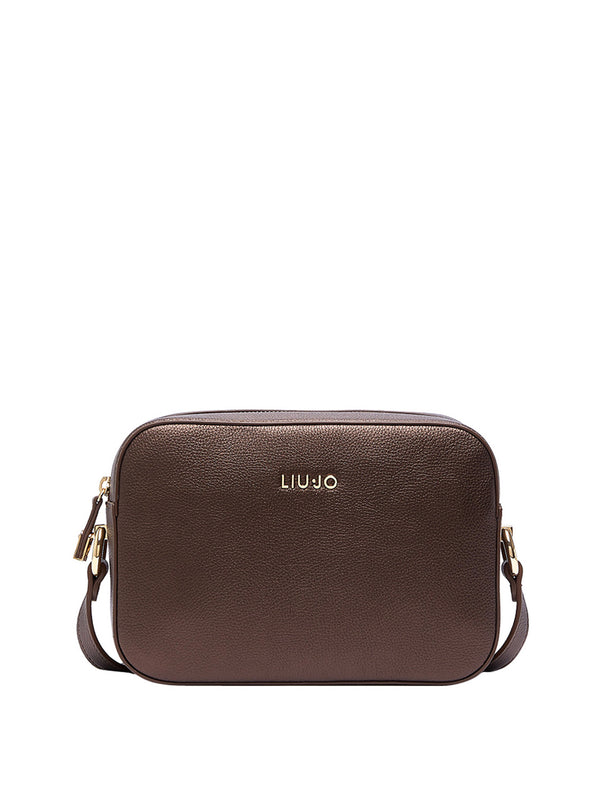 LIUJO ACCESSORI1 Borsa A Tracolla Media Liu Jo Logo Frontale Testa Di Moro