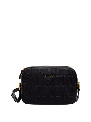 LIUJO ACCESSORI1 Borsa A Tracolla Liu Jo Logo Frontale Nero