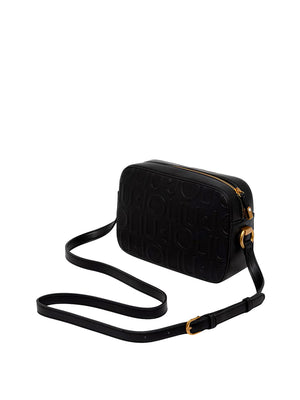 LIUJO ACCESSORI1 Borsa A Tracolla Liu Jo Logo Frontale Nero