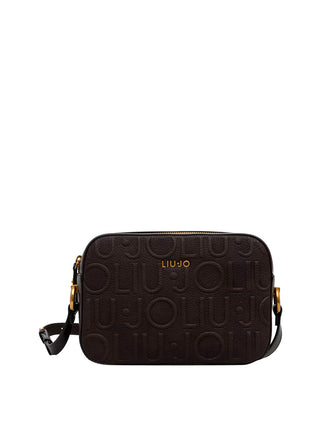 LIUJO ACCESSORI1 Borsa A Tracolla Liu Jo Logo Frontale Marrone