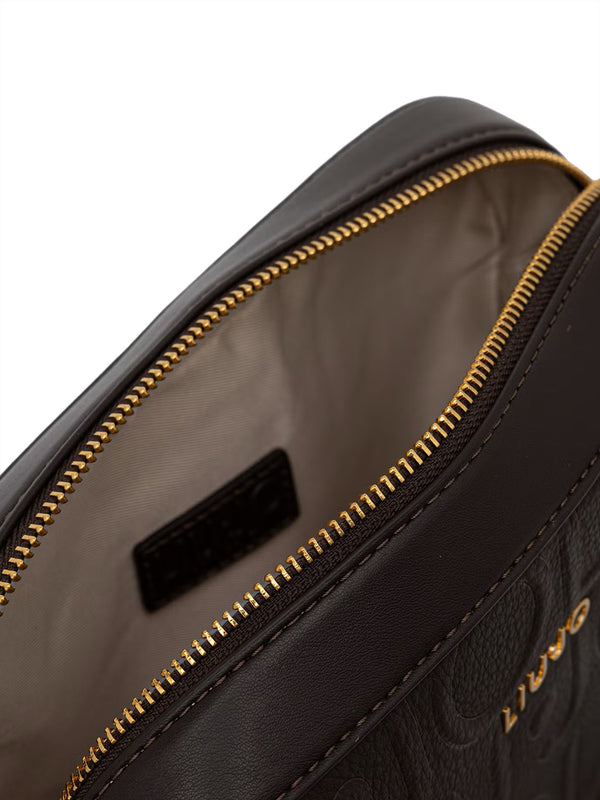 LIUJO ACCESSORI1 Borsa A Tracolla Liu Jo Logo Frontale Marrone