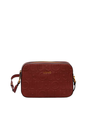 LIUJO ACCESSORI1 Borsa A Tracolla Liu Jo Logo Frontale Bordeaux