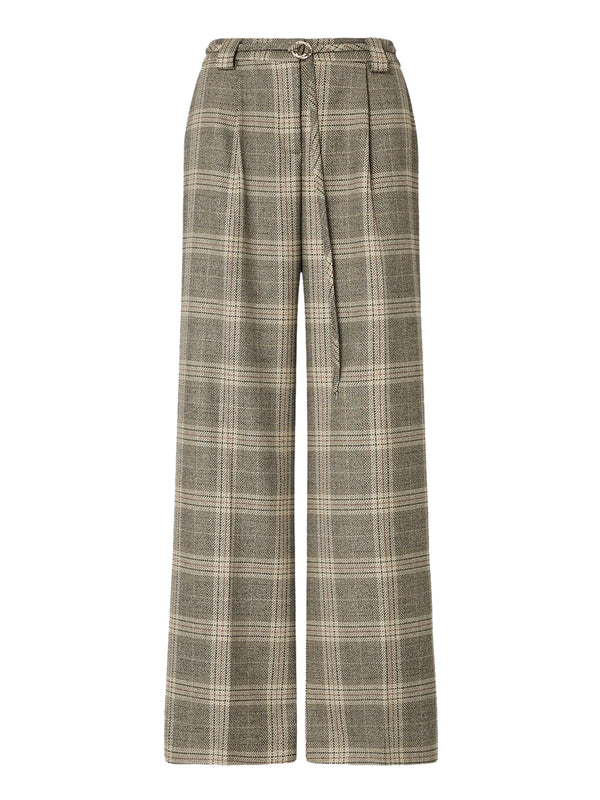 LIU.JO BLACK Pantalone In Palazzo Liu Jo Con Cintura Beige