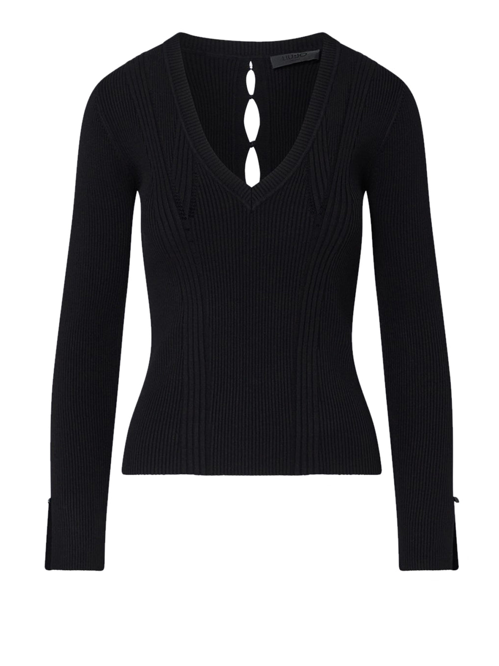 LIU.JO BLACK Maglia Con Scollo a V Liu Jo - Nero