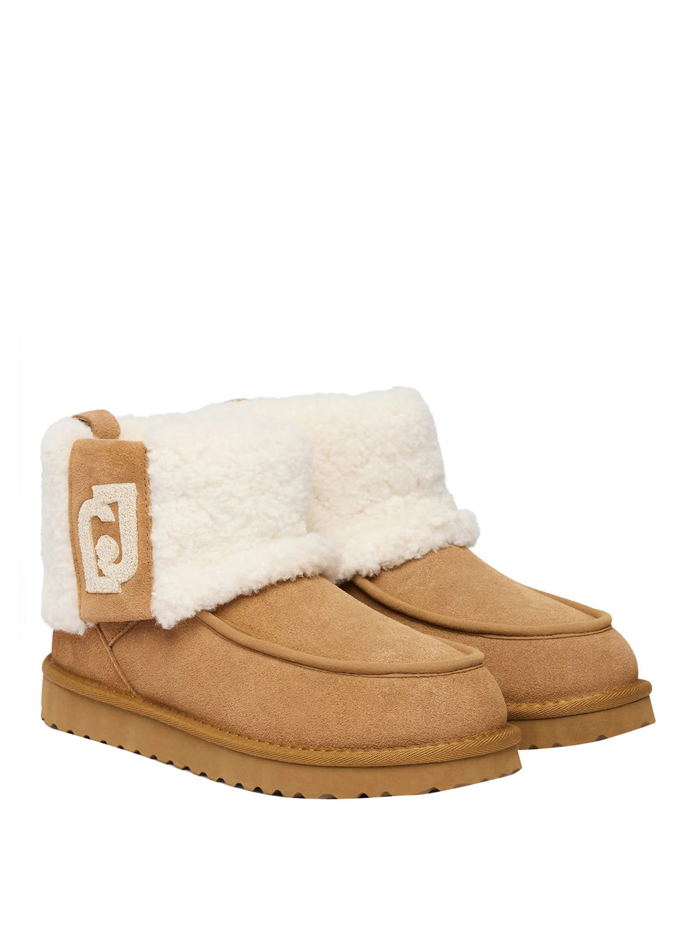 Liu Jo Stivaletto Jil 13 Suede/Fur Liu Jo - Cognac