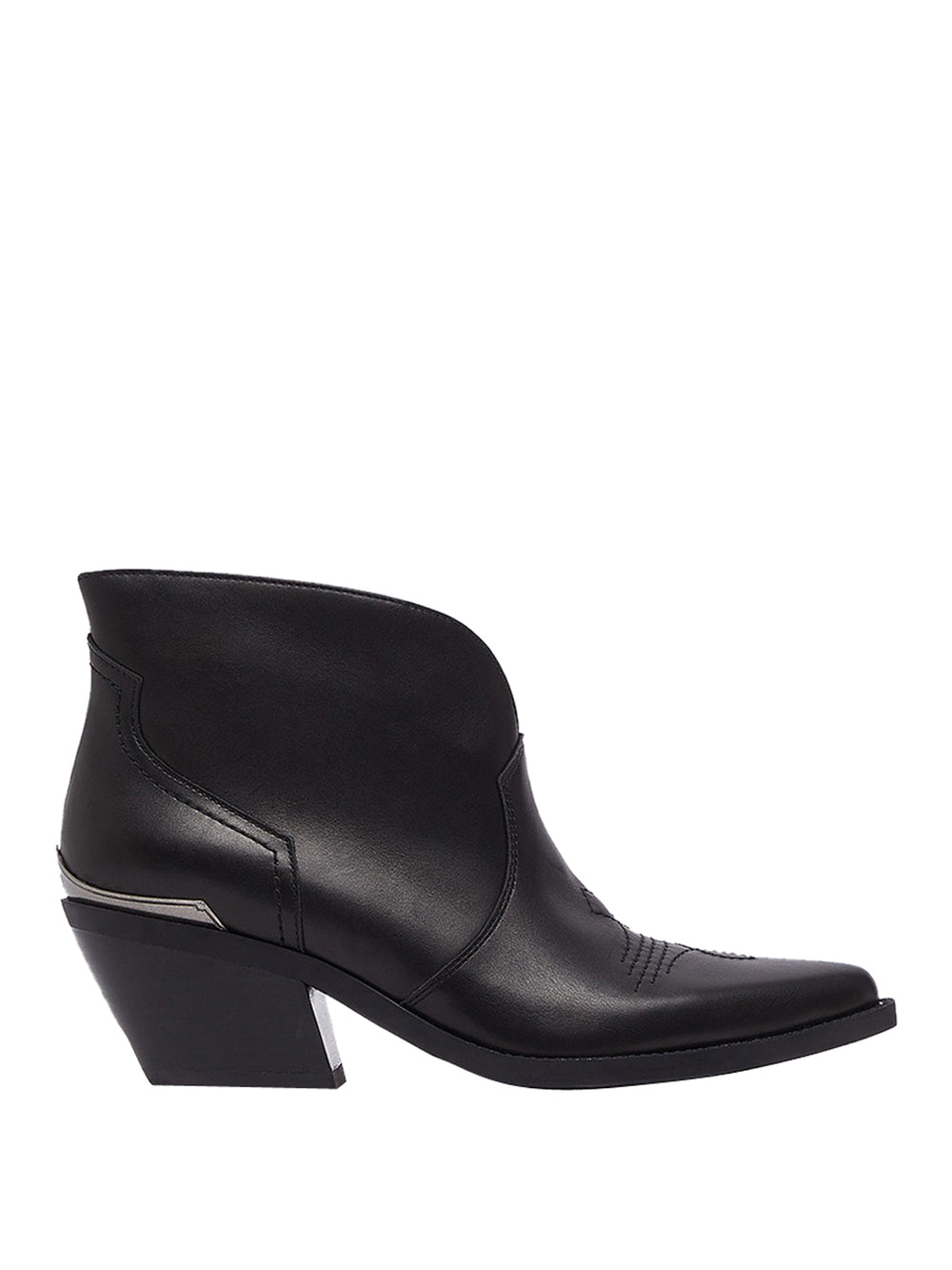 LIUJO CALZATURE DRESS Stivaletti Texani In Pelle Austin 03 Liu Jo - Nero