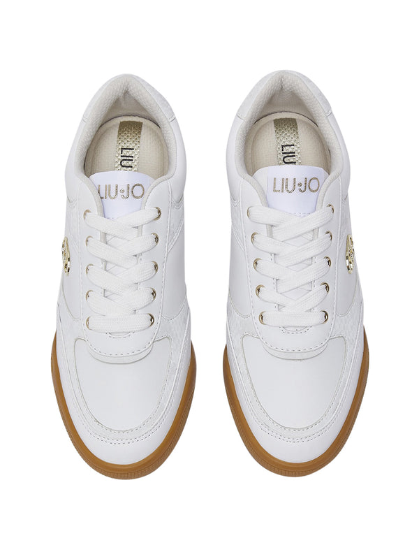 LIUJO CALZATURE SPORT Sneakers Effetto Pitone Lewis 01 Liu Jo - Bianco