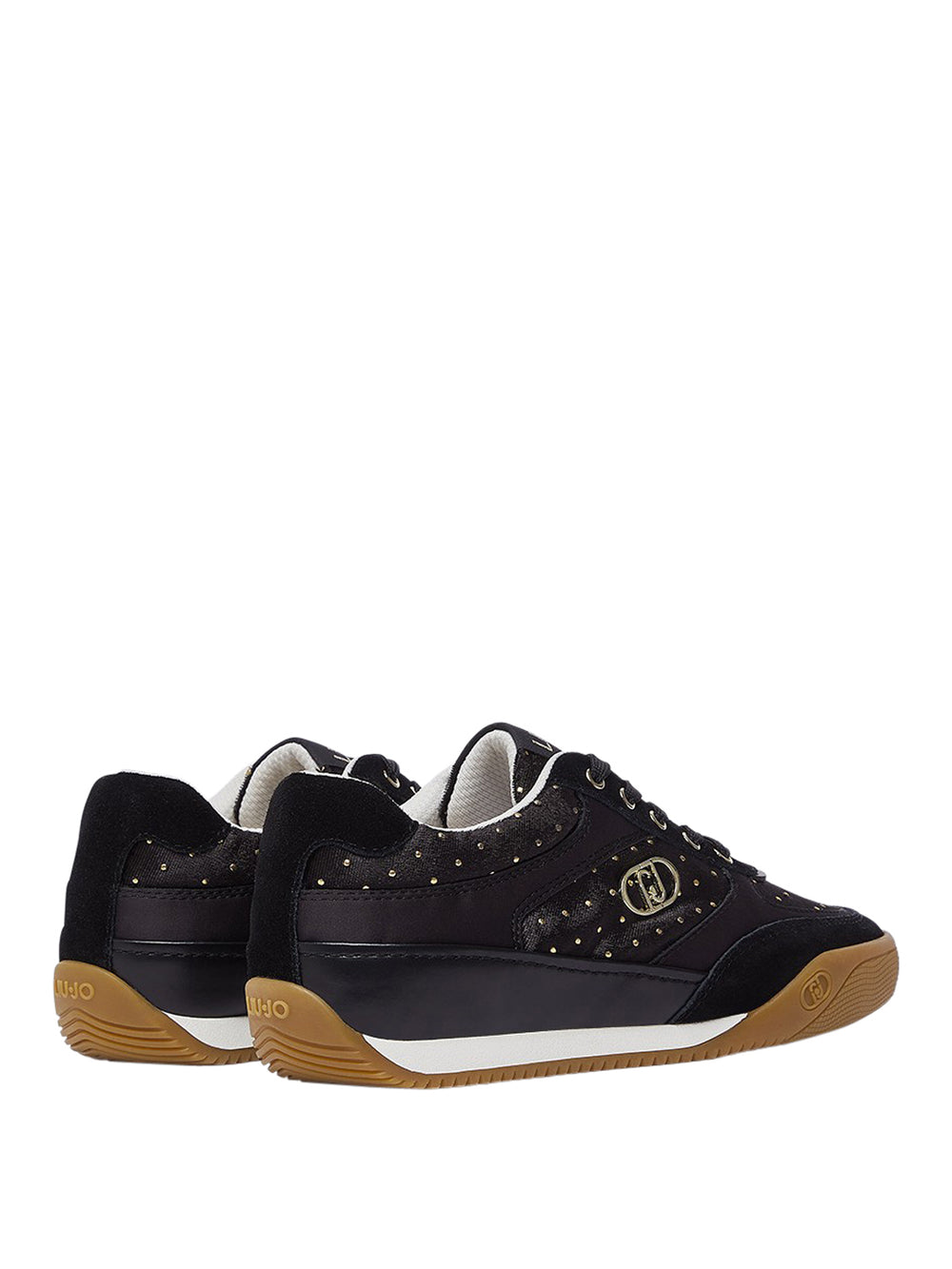 LIUJO CALZATURE SPORT Sneakers Lewis 01 In Velluto A Pois Liu Jo - Nero