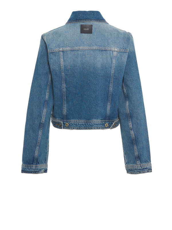 LIUJO CAPSULE ELODIE Liu Jo Giacchetto Vint Zip Denim