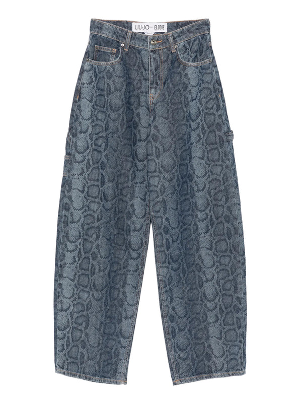 LIUJO CAPSULE ELODIE Jeans Liu Jo Motivo Animalier Denim