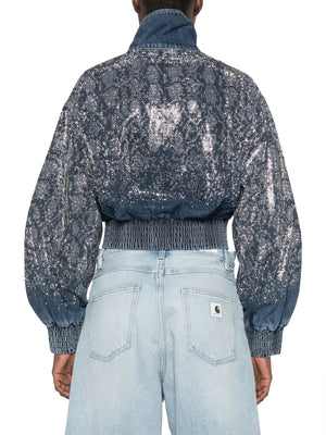 LIUJO CAPSULE ELODIE Giubbotto Liu Jo Con Strass Denim