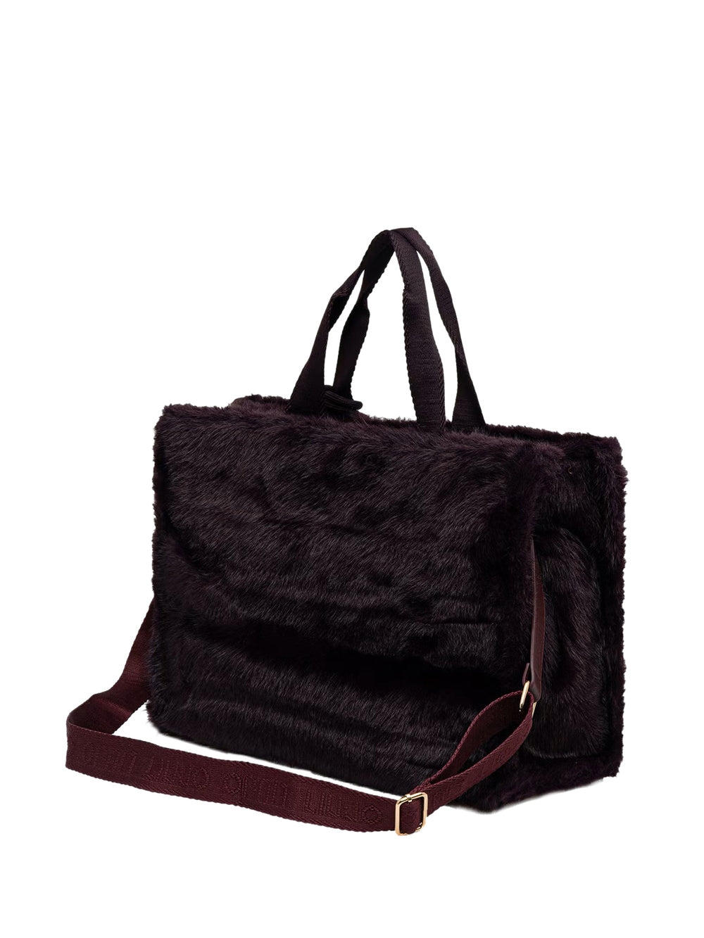 Liu Jo Borsa Tote Grande In Tessuto Teddy Liu Jo - Red