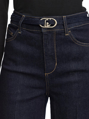 LIUJO DENIM Jeans Flare Con Cintura Liu Jo - Short Normal Wash