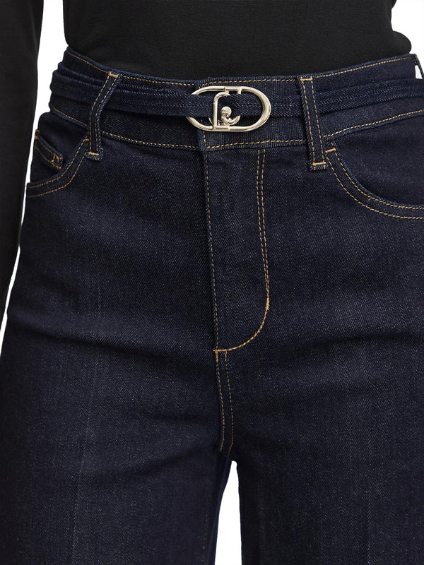 LIUJO DENIM Jeans Flare Con Cintura Liu Jo - Short Normal Wash