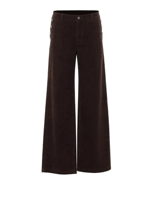 LIUJO DENIM Jeans Wide Leg In Velluto Liu Jo - Mole