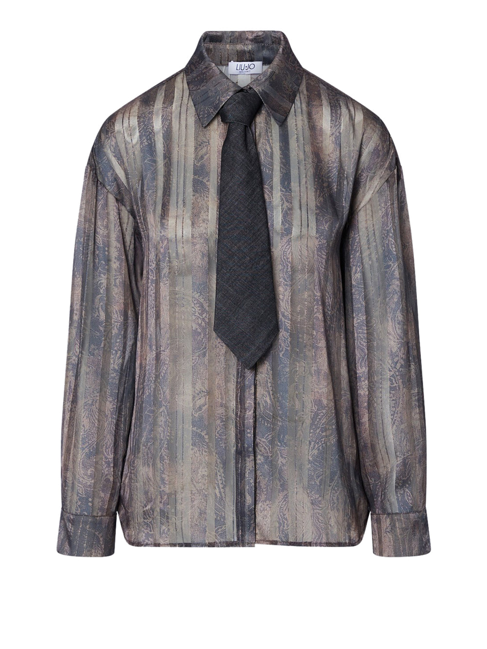 LIUJO DENIM Camicia Con Stampa Digitale Liu Jo - Moro Cachemire
