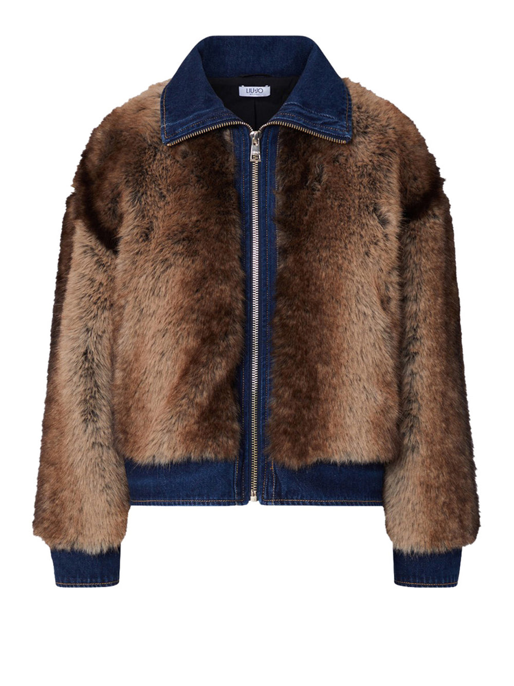 LIUJO DENIM Giubbotto In Pelliccia Sintetica Liu Jo - Visone