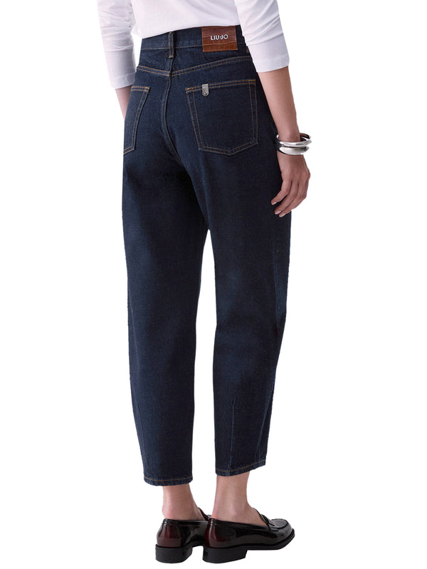 LIUJO DENIM Jeans Boyfriend A Vita Alta Liu Jo - Denim
