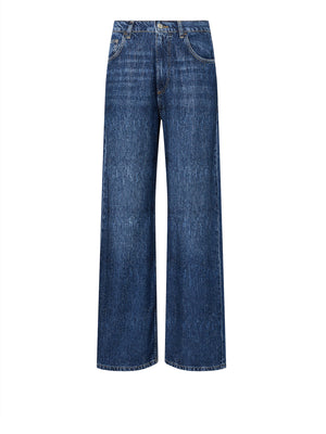 LIUJO DENIM Jeans Straight Con Strass Liu Jo - Denim Blu