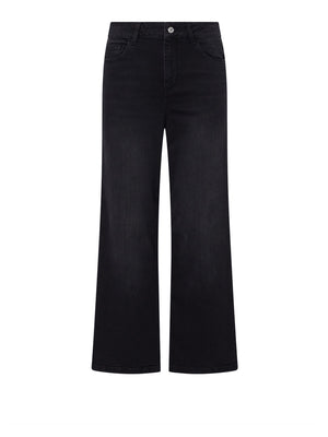 LIUJO DENIM Jeans Flare Cropped Liu Jo - Nero