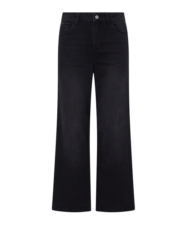 LIUJO DENIM Jeans Flare Cropped Liu Jo - Nero