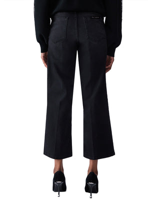 LIUJO DENIM Jeans Flare Cropped Liu Jo - Nero