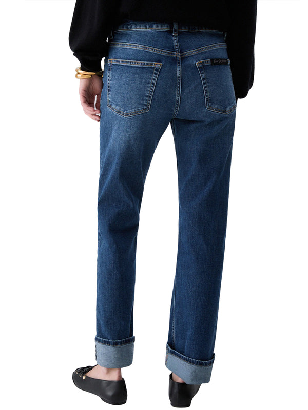 LIUJO DENIM Jeans Straight Con Risvolto Liu Jo - Denim Blu